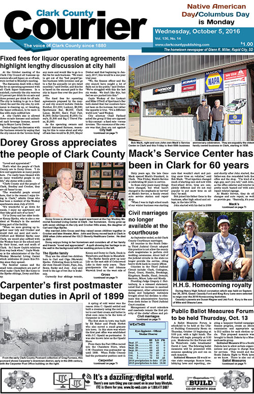 10-5-clark-courier-front-page