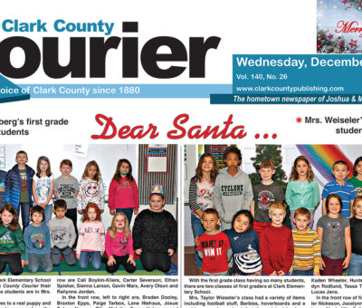 12-23 Clark Courier front page