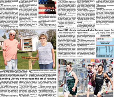 5-22 Clark Courier front page