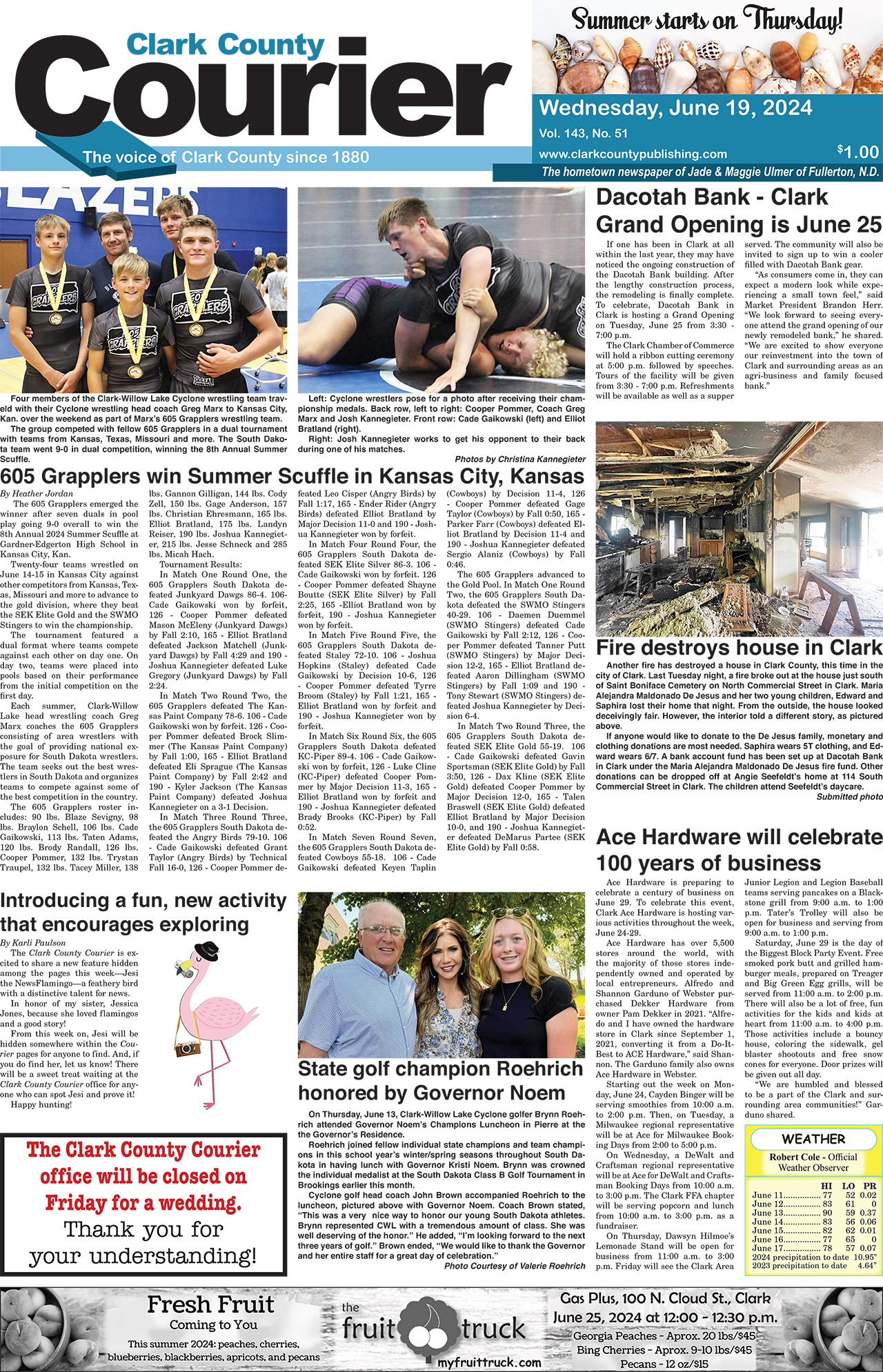 6-19-24 courier front page