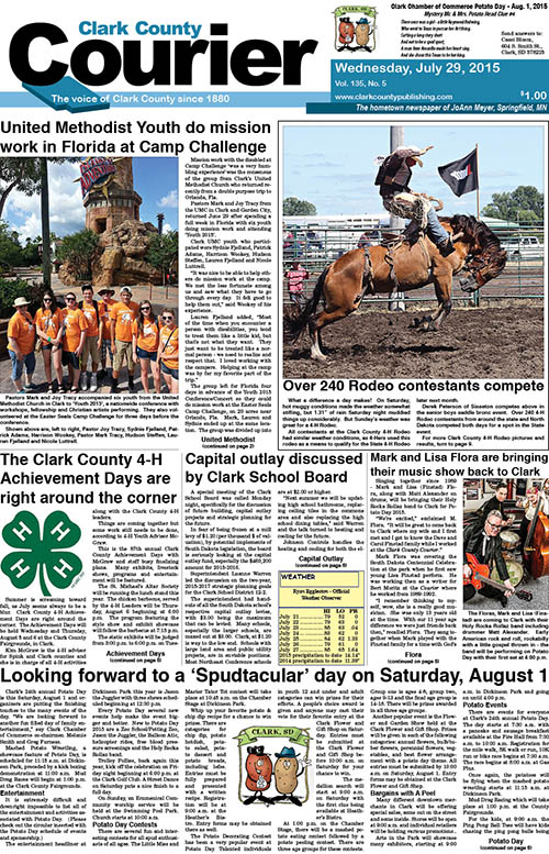 7-29 Clark Courier front page