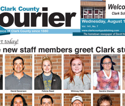 8-18 Clark Courier front page