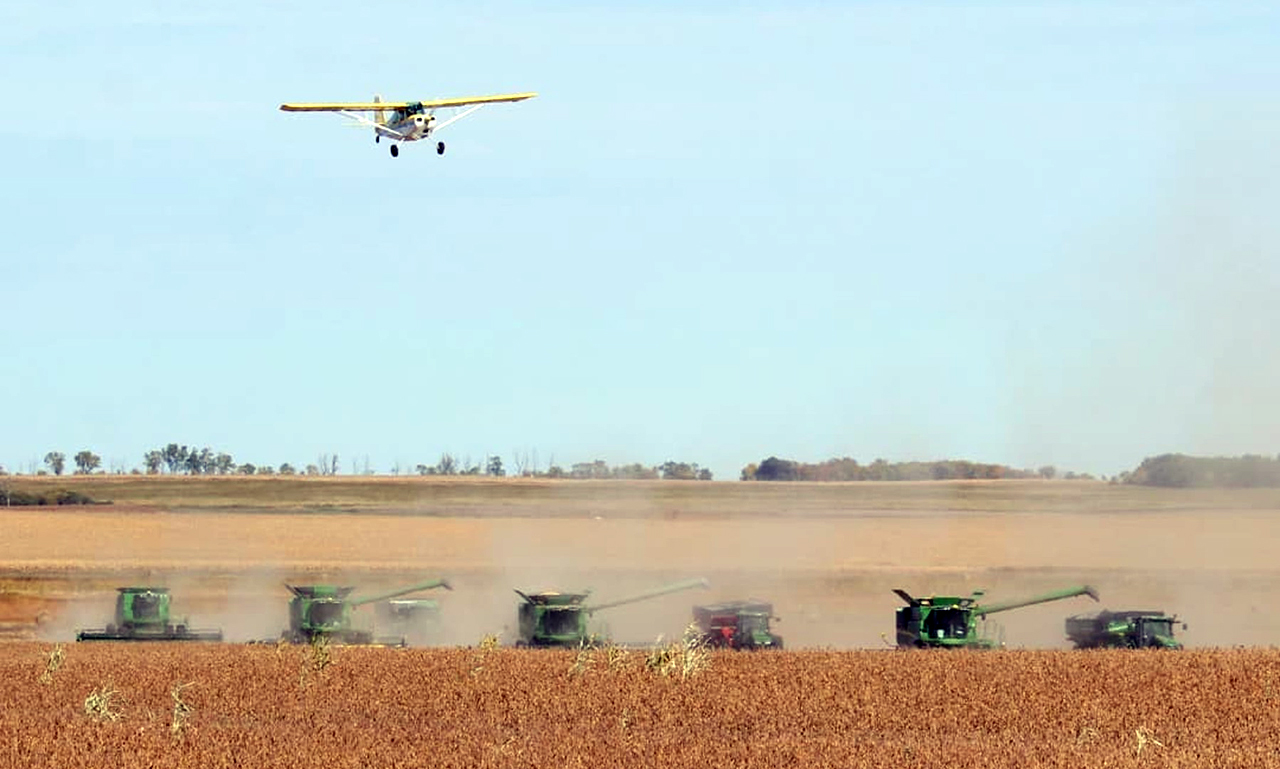 Hansen harvest air shot