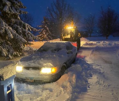 Car in snow