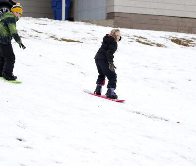 snowboarding