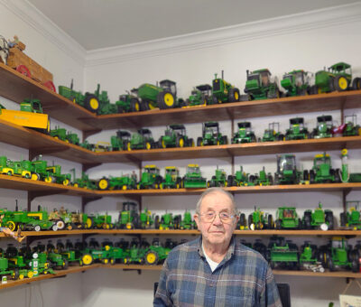 dick hilmoe with tractors